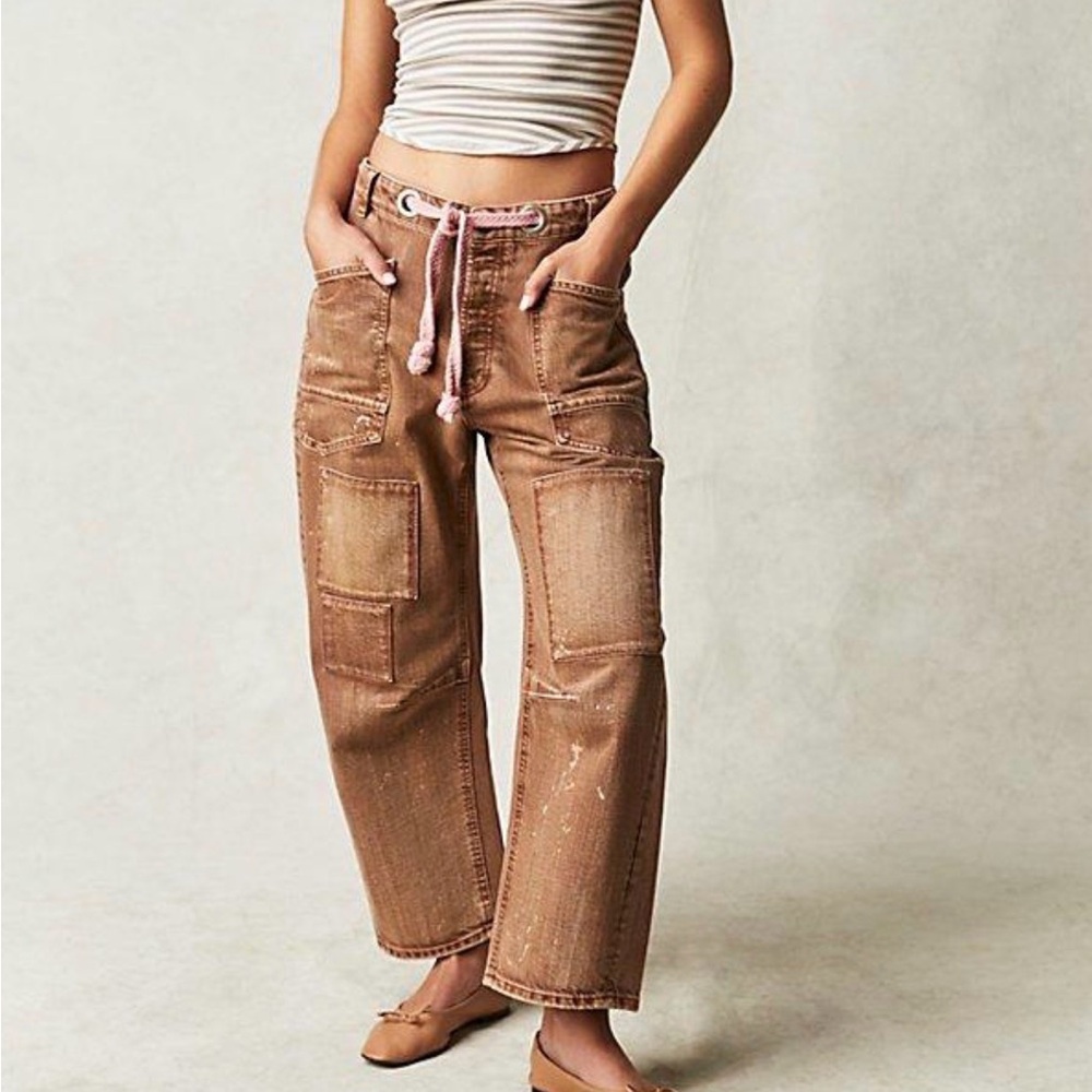 We The Free Moxie Pull-On Barrel Jeans 👖